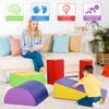 BLKMTY 5-Pieces Climbing Toys for Toddlers, PU Leather Foam Blocks for Kids - Soft Play Climbing for Toddlers - Baby Foam Climbing Blocks for Crawling and Sliding Indoor Playground for Kids view 3