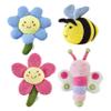 Mud Pie Kids Blue Flower Rattle view 2