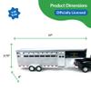 AMT Adult Collectibles - Yellowstone Dutton Ranch Trailer with Gooseneck Trailer Hitch for Farm Toys - Collectibles - Working Rear and Side Doors 1:20 Scale view 4