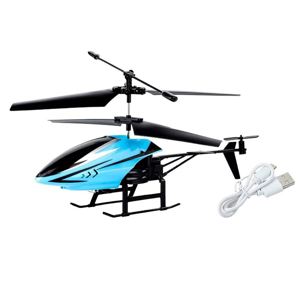 QIYHBVR Mini Small RC Airplane 2-Channel Rechargeable RC Helicopter Simulation Aviation Model Boy Aerial Flying Toy Electric Wireless Aircraft Children Birthday Gifts