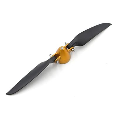 KEYESMINER Drone Accessories Folding Propeller 8X6 9X6 10X8 11X6inch Foldable Propeller Aluminum Alloy Spinner 3.0 3.17 4.0mm Motor Mount Hole for RC Glider Replaceable (Color : 8x6(3.0MM))