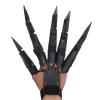 Bavokon Halloween Articulating Fingers Decoration Flexible Articulating Finger Extensions,Scary Cosplay Accessories,Finger Extension Witch Ghost Gloves Claws Extender Wearable Skeleton Bone Claw Hand view 3