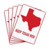Brian Bula Keep Texas Red Playing Cards Unique Texas GOP Poker Cards view 1