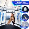 3pc Kids Play Tent for Girls with Ball Pit, Crawl Tunnel, Princess Tents for Toddlers, Baby Space World Playhouse Toys (3PC White Rocket Play Tent) view 2