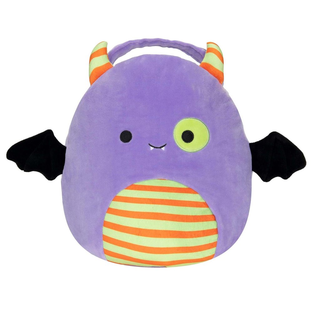 Squishmallow Official Kellytoy Halloween Squishy Soft Plush Toy Animals (Blaze Monster, 10 Inch Treat Bucket)