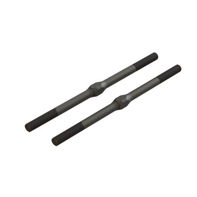 ARRMA Steel Turnbuckle, M4 x 85mm Black (2), ARA330716