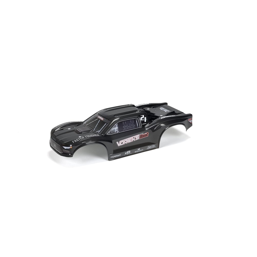 ARRMA 1/10 VORTEKS 4X2 Painted Decaled Trimmed Body Gunmetal, ARA402348