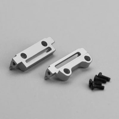 BAIJAC Orlandoo Hunter Model 1:35 A01 A03 Front and Rear Beam car Shell Fixing Parts Metal CNC Upgrade Parts (Color : Silver)