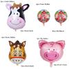 36 Pcs Farm Themed Party Supplies,Include Farm Animals Centerpieces Farm Banner and Foil Latex Balloons, Indoor and Outdoor Table Decorations for Farm Animals 3D Table Decoration view 4