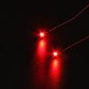 Light Up Your Bricks- 2 Pieces X Red Flashing Light 15 cm, USB Powered, Compatible with Legos, DIY Lighting view 1