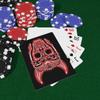 Brian Bula Viking Skull Playing Cards Unique Poker Cards with Red Viking Skull Helmet view 3