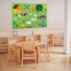 PLIGREAT Farm Animals Felt Board, 43Pcs Preschool Farm Themed Storytelling Board Animals Farmers Early Teaching Wall for Early Learning Tell A Story 105x75 cm view 4