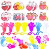 Max Fun 28 Pack Valentines Day Cards with Sticky Hands for Kids Valentines Day Gifts for Classroom Exchange Party Favors Goodie Bag Stuffer Fillers view 1