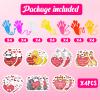 Max Fun 28 Pack Valentines Day Cards with Sticky Hands for Kids Valentines Day Gifts for Classroom Exchange Party Favors Goodie Bag Stuffer Fillers view 2