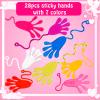Max Fun 28 Pack Valentines Day Cards with Sticky Hands for Kids Valentines Day Gifts for Classroom Exchange Party Favors Goodie Bag Stuffer Fillers view 3