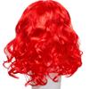 Funna Mermaid Wig for Girls Costume Accessories Halloween Princess Cosplay Long Curly Red, M view 4