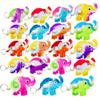 mypush popo 20 Packs Christmas Classroom Students Gifts Bulk Rainbow Bubble Fidgets Gifts From Teacher, Elephant Mini Pop Holiday Rewards Party Favors for Kids Adult view 1