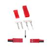 daier 50 Sets JST Servo Connector Kit, RC Male/Female connectors Crimp Pin Cable Kit Compatible JST SYP Futaba Servo Wire Extension Cable for RC Car Hitec Spektrum Model Airplanes view 3