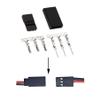 daier 50 Sets JST Servo Connector Kit, RC Male/Female connectors Crimp Pin Cable Kit Compatible JST SYP Futaba Servo Wire Extension Cable for RC Car Hitec Spektrum Model Airplanes view 4