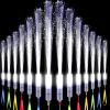 Jecery 48 Pieces White Fiber Optic Wands Bulk LED Wedding Sparklers Send of Light up Glow Sticks with 3 Modes Flashing for Valentines Day Birthday Carnival Glow in the Dark Party Favors Supplies view 1
