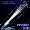 Jecery 48 Pieces White Fiber Optic Wands Bulk LED Wedding Sparklers Send of Light up Glow Sticks with 3 Modes Flashing for Valentines Day Birthday Carnival Glow in the Dark Party Favors Supplies view 2