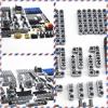 TTLYHEK Technics Parts Vehicles Suspension System with Tire 107x44 Technical Parts Set Compatible with All Major Brands, MOC Parts Building Toy DIY Accessories (200pcs) view 2