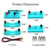 AOAUTO Kids Electricity Circuit Learning Kit,STEM Physics Science Electric Lab Experiments Learning Tool for Kids,Series Circuit & Parallel Circuit Learning view 2
