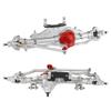 RZXYLRC Complete Metal Front Rear Axle for 1/10 RC Rock Crawler Axial Wraith 90018 90020 90045 RR10 90048 90053 (Silver) view 3
