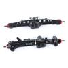 RZXYLRC Complete Metal Front & Rear Axle for Axial SCX10 III Ford Bronco AXI03014 1/10 RC Crawler Upgrades (Black) view 1