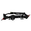 RZXYLRC Complete Metal Front & Rear Axle for Axial SCX10 III Ford Bronco AXI03014 1/10 RC Crawler Upgrades (Black) view 3