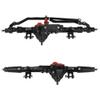 RZXYLRC Complete Metal Front Rear Axle for 1/10 RC Rock Crawler Axial Wraith 90018 90020 90045 RR10 90048 90053 (Black) view 2