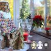 Christmas Mini Lantern 36pcs Christmas Miniature Lantern Mini Lamp Lantern Light Up Dollhouse Desktop Lamp Ornaments Small Kerosene Lamp for Doll House Garden Decor Scene Shooting view 3