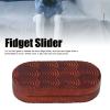 Magnetic Fidget Slider Magnetic Blocks Haptic Relax Fidget Toy Push Card Spinner EDC Toy Gifts for Adult Kids(Unlimited Water Ripple) view 2