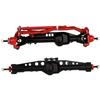 RZXYLRC Complete Metal Front & Rear Axle for Axial SCX10 III Ford Bronco AXI03014 1/10 RC Crawler Upgrades (red) view 1