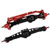 RZXYLRC Complete Metal Front & Rear Axle for Axial SCX10 III Ford Bronco AXI03014 1/10 RC Crawler Upgrades (red) view 2