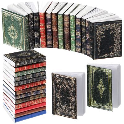 1: 12 Scale Miniatures Dollhouse Books Mini Miniatures Books Dollhouse Accessories Tiny Things Timeless Model for Library Decorations DIY Projects Girl Boy Doll Houses School Room (100 Pieces)