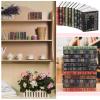 1: 12 Scale Miniatures Dollhouse Books Mini Miniatures Books Dollhouse Accessories Tiny Things Timeless Model for Library Decorations DIY Projects Girl Boy Doll Houses School Room (100 Pieces) view 4