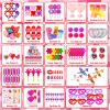 Thuodo 156 Pcs Valentines Day Party Favor Toys Assortment Classroom Exchange Gifts Mini Toys Stickers Stampers School Party Prizes for Boys Girls view 2