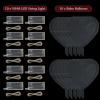 10 Pack Heart Shaped Light up Balloons Clear Heart LED Bobo Transparent Balloons with Red Lights for Christmas, Valentine s Day Wedding Birthday Party Decoration view 3