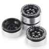 4Pcs Aluminum 1.9" Beadlock Wheels Rims for 1/10 TRX-4 SCX10 CC01 F350 D90 90034 RC Crawler Car (Black + Titanium) view 4