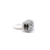 Arcity 4 Pcs/Lot 24mm Arcade LED Push Buttons Illuminated 1P 2P 3P 4P Players Lit with Microswitch for Arcade Machine Games Console Parts 5V White New view 3