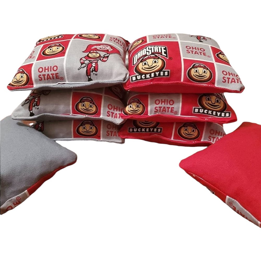 All Weather Ohio State Cornhole Bags (8 bags)