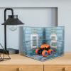 Menolana 1/12 Scale Backdrop Show Display Organizer Collection Diorama for Action Figures, Style A view 3