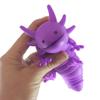 1 Purple Axolotl Fidget - Large Wiggle Articulated Jointed Moving Axolotyl Toy - Unique Gift, Lover, Decoration (1 Purple) view 1