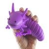 1 Purple Axolotl Fidget - Large Wiggle Articulated Jointed Moving Axolotyl Toy - Unique Gift, Lover, Decoration (1 Purple) view 2