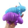 2 Random Axolotl Fidget - Large Wiggle Articulated Jointed Moving Axolotyl Toy - Unique Gift, Lover, Decoration (Set of 2 Random Colors) view 2