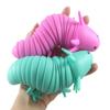 2 Random Axolotl Fidget - Large Wiggle Articulated Jointed Moving Axolotyl Toy - Unique Gift, Lover, Decoration (Set of 2 Random Colors) view 3