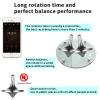 LOQATIDIS Stainless Steel Spinning Top, Premium Exquisite Well Made Metal Desk EDC Toys, Spin Long Time Perfect Balance, Help Relieve Stress, Anxiety (Silver 3PCS / Small + Medium + Large) view 3