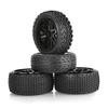 4Pcs 86mm Tires Wheel Tyre for Wltoys 144001 124019 104001 RC Car Upgrade Parts 1/10 1/12 1/14 Scale Off Road Buggy ( Color : Black ) view 1