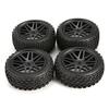 4Pcs 86mm Tires Wheel Tyre for Wltoys 144001 124019 104001 RC Car Upgrade Parts 1/10 1/12 1/14 Scale Off Road Buggy ( Color : Black ) view 4